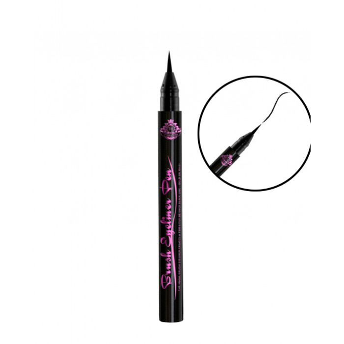 VIVA LA DIVA BRUSH EYELINER PEN BLACK