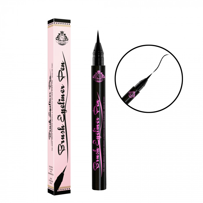 VIVA LA DIVA BRUSH EYELINER PEN BLACK