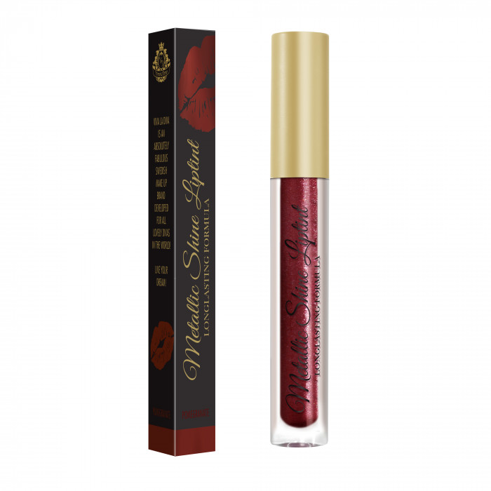 VIVA LA DIVA METALLIC SHINE LIPTINT VD45-16 POMEGRANATE