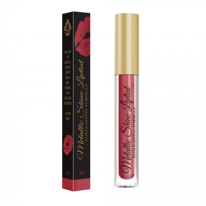 VIVA LA DIVA METALLIC SHINE LIPTINT VD45-18 PEACH