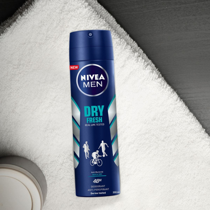 NIVEA F.MEN DRY IMPACT FRE.200