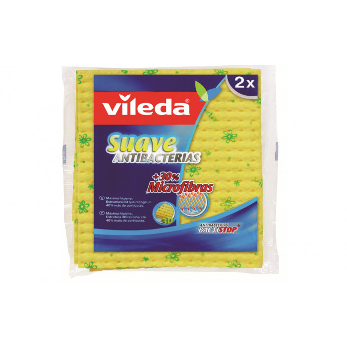 VILEDA SUAVE ANTIBACTER.2 UNID