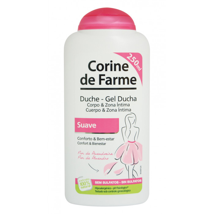 DUCHA CUERPO Y ZONA ÍNTIMA SUAVE - 250ML