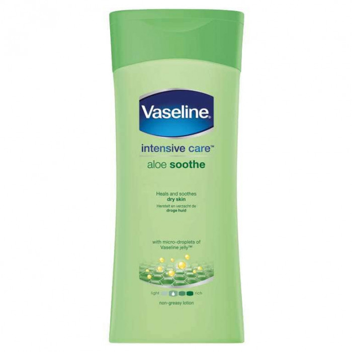 VASELINE LOCION CORPORAL INTENSIVE CARE  ALOE SOOTHE 400ML