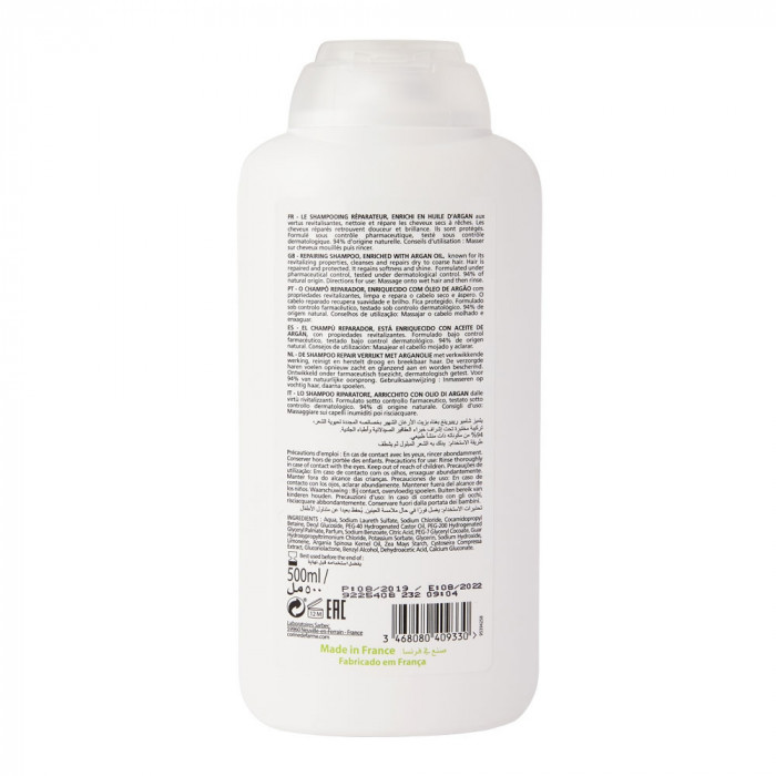 CHAMPÚ REPARADOR ACEITE DE ARGÁN - 500ML