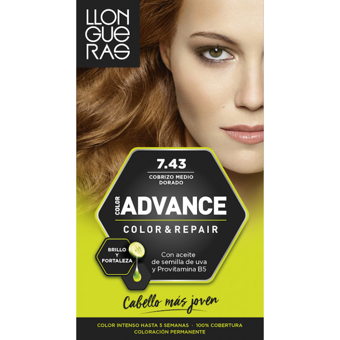 COLOR ADVANCE 7,43-COBRIZO MEDIO DORADO