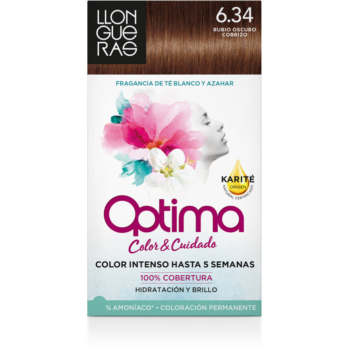 OPTIMA HAIR COLOUR 6.34-GOLDEN DEEP BLOND