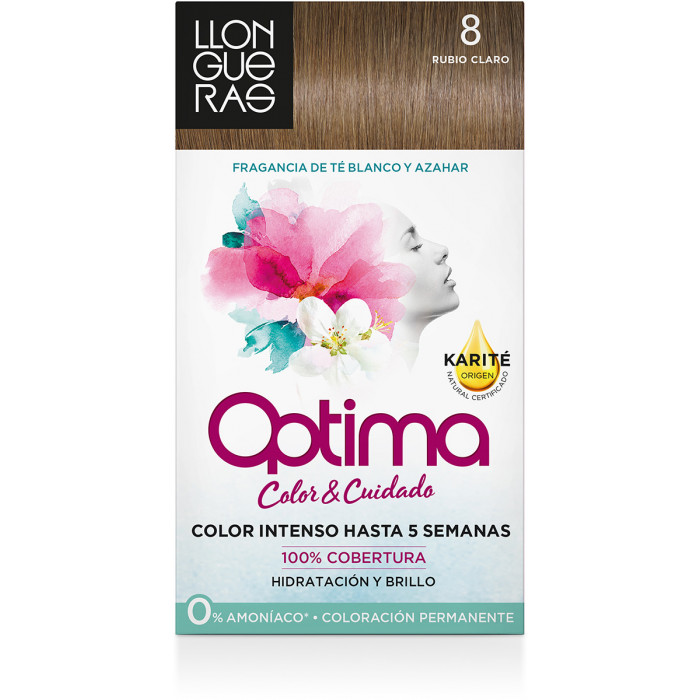 OPTIMA HAIR COLOUR 8-LIGHT BLOND