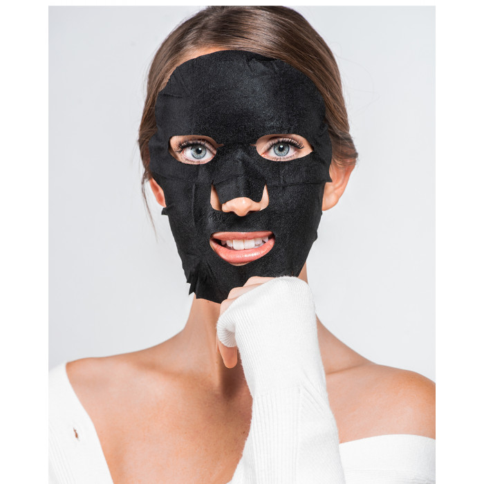 DETOX CHARCOAL BLACK TISSUE FACIAL MASK 1USE