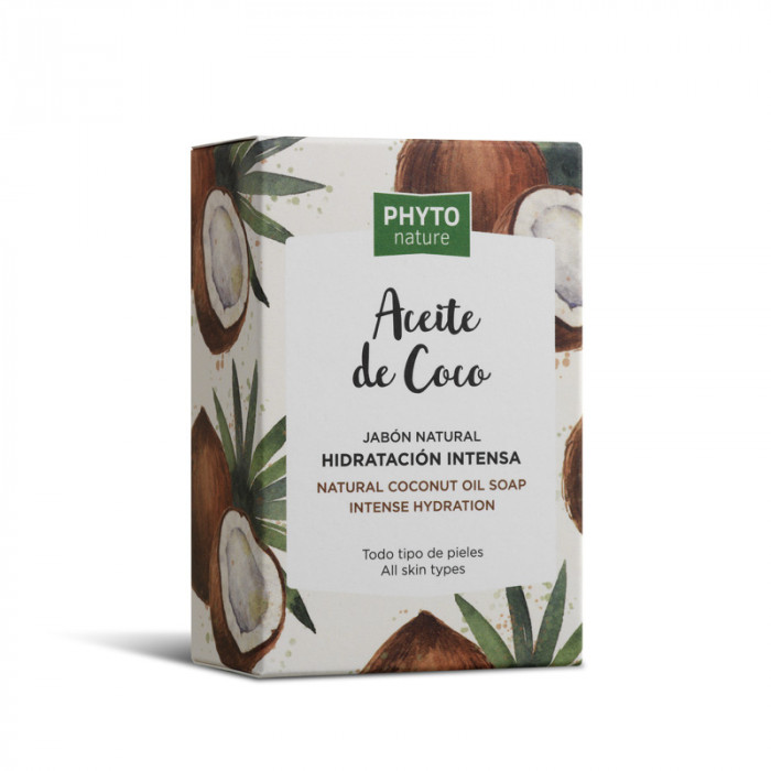 PHYTO NATURE PASTILLA JABÓN ACEITE COCO 120 GR