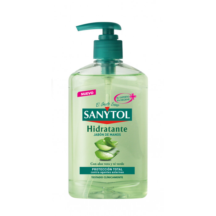 SANYTOL JABÓN DE MANOS ANTIBACTERIANO HIDRATANTE 250 ML