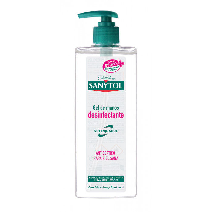 SANYTOL GEL DESINFECTANTE DE MANOS 500 ML