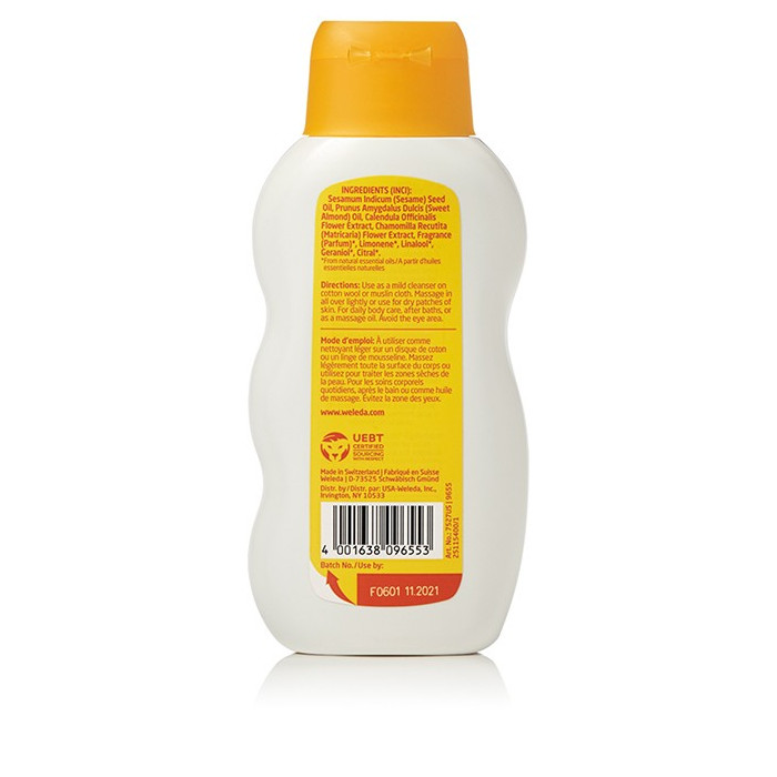 BABY CALENDULA ACEITE PARA BEBE 200 ML