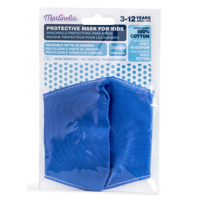 MARTINELIA MASCARILLA PROTECTORA FACIAL INFANTIL AZUL