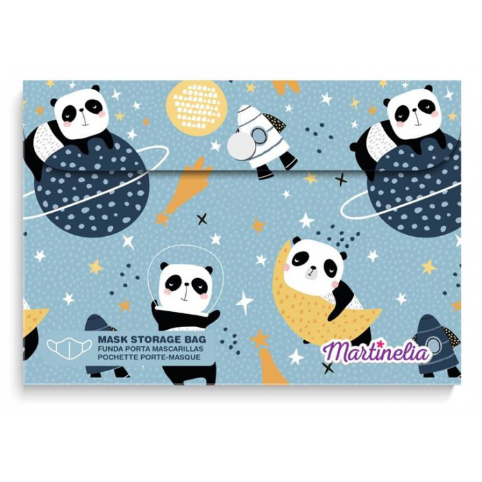 MARTINELIA BOLSA PROTECTORA PARA MASCARILLAS -PANDA