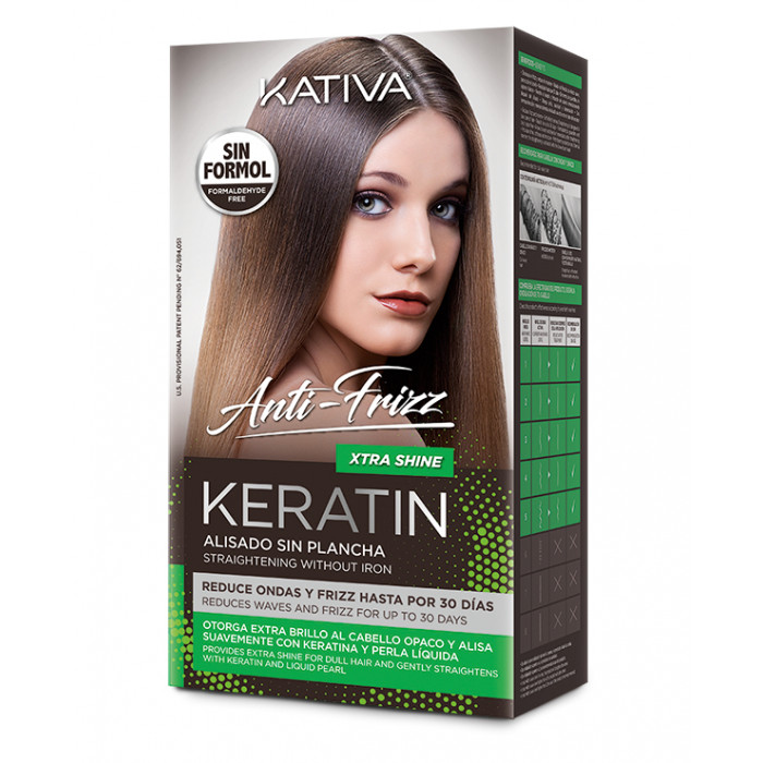 KERATIN ANTI-FRIZZ ALISADO SIN PLANCHA EXTRA BRILLO 30 DIAS