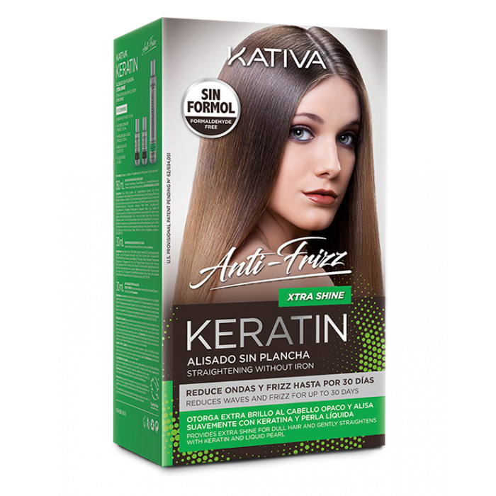 KERATIN ANTI-FRIZZ ALISADO SIN PLANCHA EXTRA BRILLO 30 DIAS