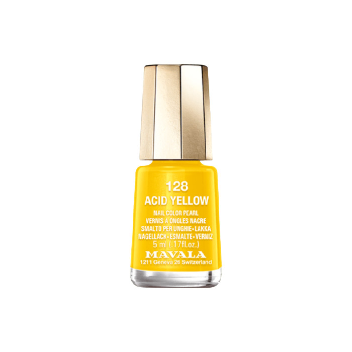 NAIL COLOR 128-ACID YELLOW 5 ML