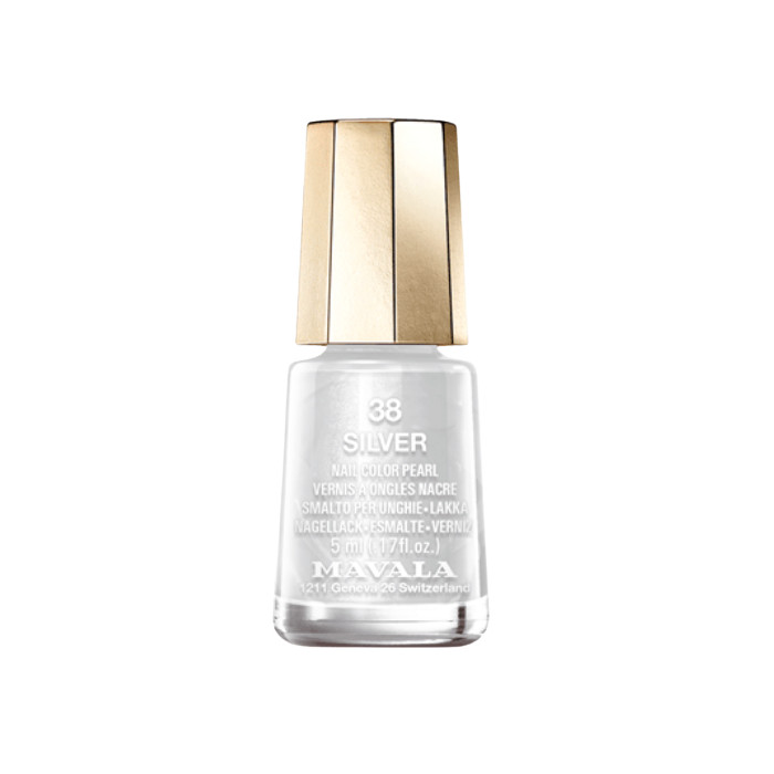 NAIL COLOR 38-SILVER 5 ML