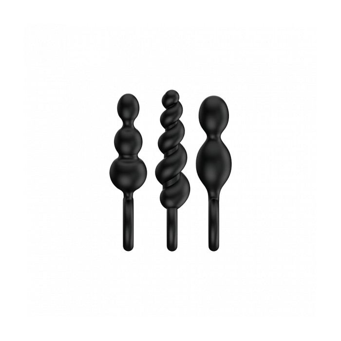 SATISFYER BOOTY CALL NEGRO NEGRO BOLAS ANALES NEGRO NEGRO 3UN