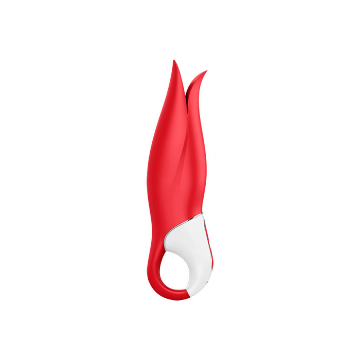 SATISFYER POWER FLOWER VIBRADOR ROJO 1UN