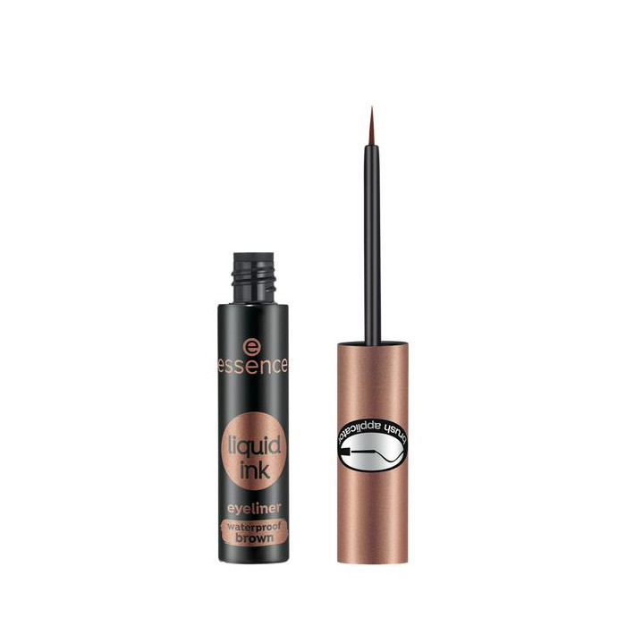 ESSENCE LIQUID INK BROWN EYELINER RESISTENTE AL AGUA 02