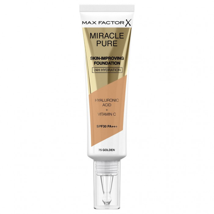 MAX FACTOR MIRACLE PURE FOUNDATION 75 GOLDEN