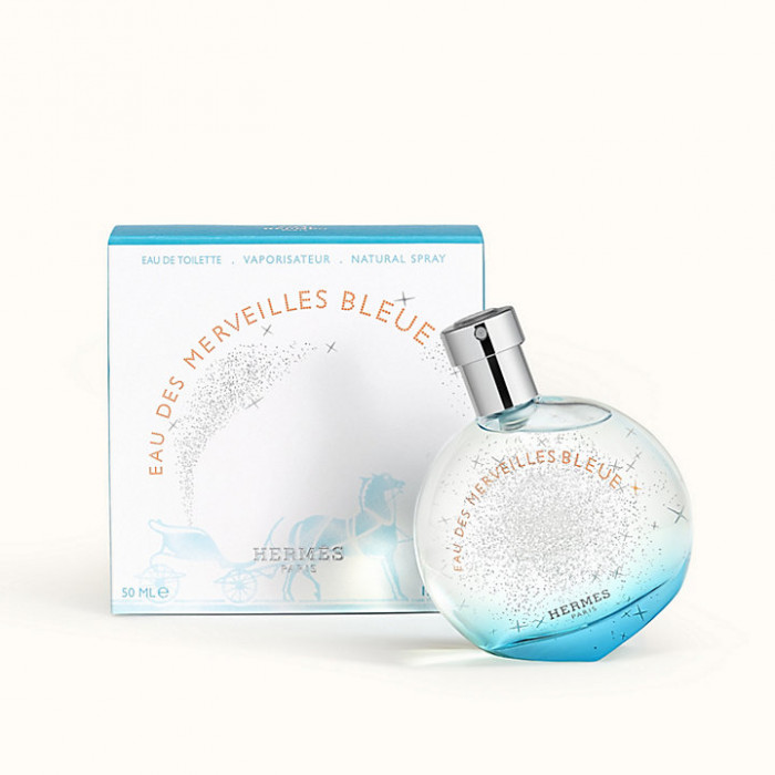 HERMES PARIS BLEUE EAU MERVEILLES EAU DE TOILETTE 50ML VAPORIZADOR