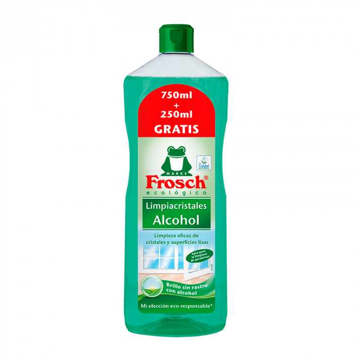 FROSCH ECOLÓGICO LIMPIACRISTALES ALCOHOL 1000 ML