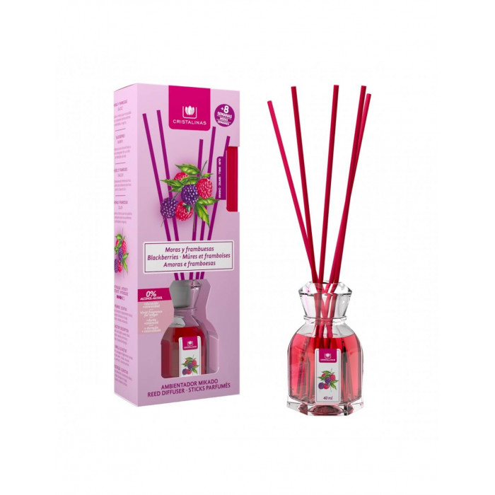 AMB CRISTALINAS MIKADO MORAS 40ML