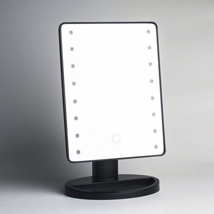 MAKEUP MIRROR LED LIGHT BLACK 525 GR