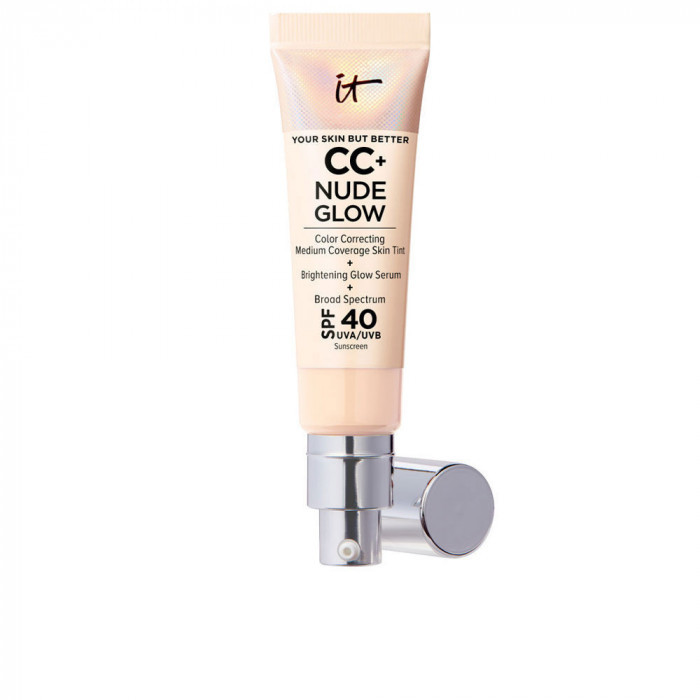 CC+ NUDE GLOW LIGHTWEIGHT FOUNDATION + GLOW SERUM SPF40 FAIR LIGHT 32 ML