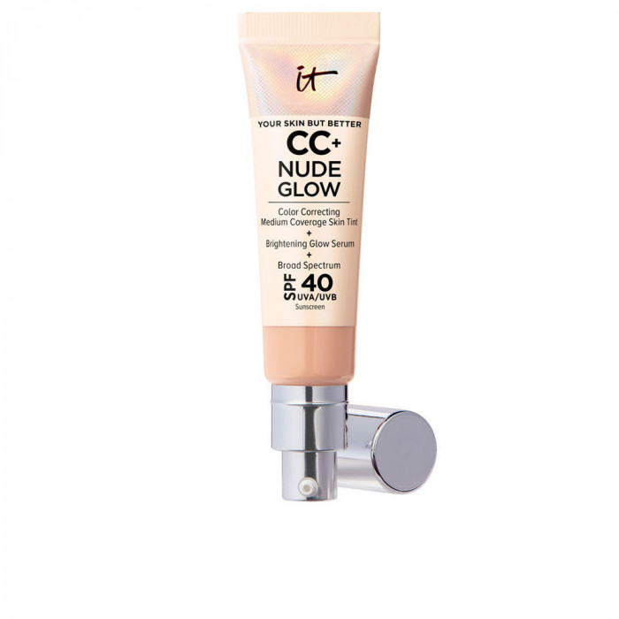 CC+ NUDE GLOW LIGHTWEIGHT FOUNDATION + GLOW SERUM SPF40 NEUTRAL MEDIUM 32 ML