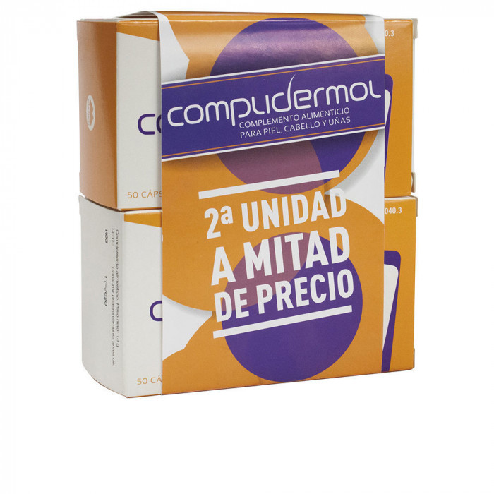 COMPLIDERMOL PARA PIEL, CABELLO Y UÑAS 2 X50 CÁPSULAS