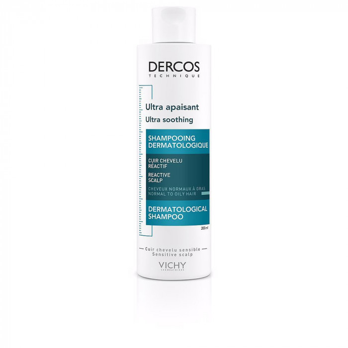 DERCOS ULTRA APAISANT SHAMPOOING NORMAUX-GRAS 200 ML