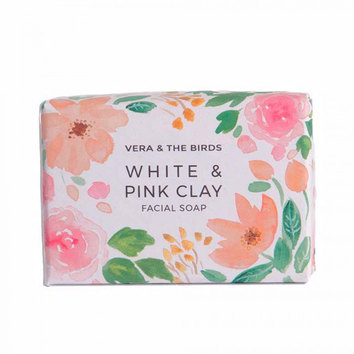 WHITE & PINK CLAY FACIAL SOAP 100 GR