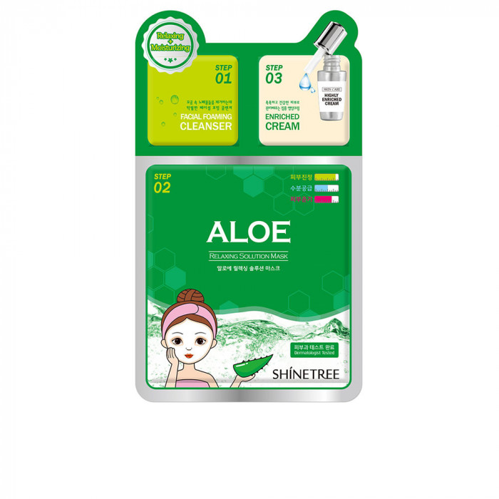 ALOE RELAXING SOLUTION MASK 3 STEPS 28 ML