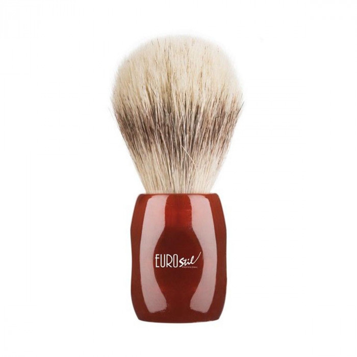 EUROSTIL PELO CABALLO/CERDO BROCHA AFEITAR 24MM ROJO 1UN