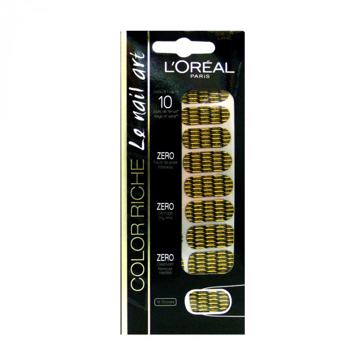 LOREAL COLOR RICHE LE NAIL ART STICKERS 1UN