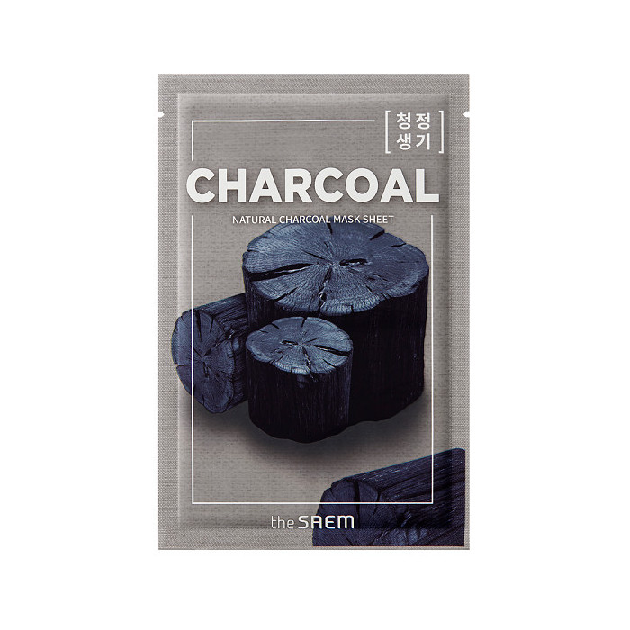 NATURAL CHARCOAL MASK SHEET MASCARILLA CARBÓN 21ML