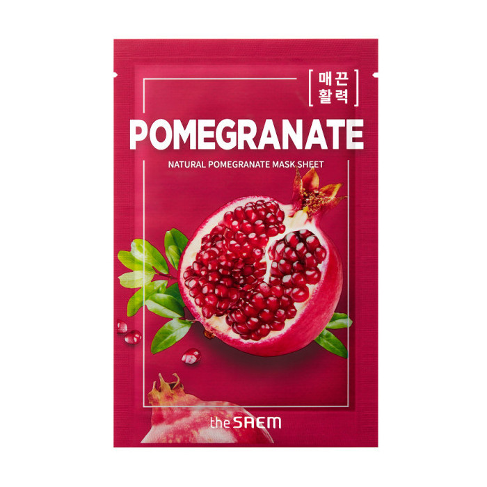 NATURAL POMEGRANATE MASK SHEET MASCARILLA GRANADA 21ML