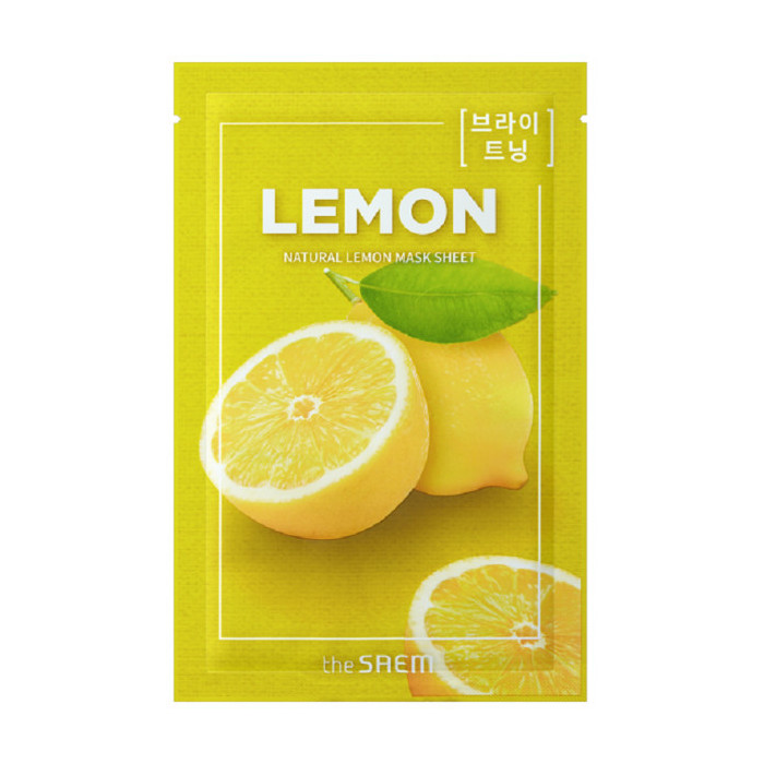 NATURAL LEMON MASK SHEET MASCARILLA LIMÓN 21ML