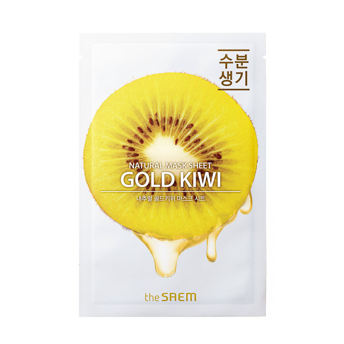 NATURAL GOLD KIWI MASK SHEET MASCARILLA KIWI DORADO 21ML