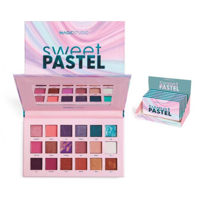 MAGIC STUDIO SWEET PASTEL 18 EYESHADOW PALETTE