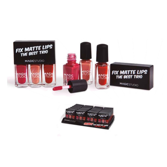 MAGIC STUDIO SHAKY FIX MATTE LIPS THE BEST TRIO