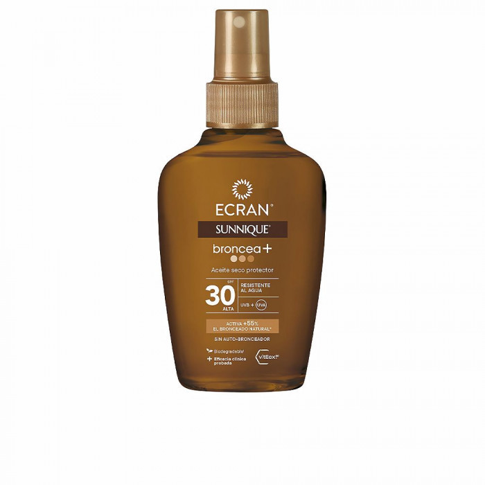 ECRAN SUNNIQUE BRONCEA+ ACEITE SECO VAPO SPF30 100 ML