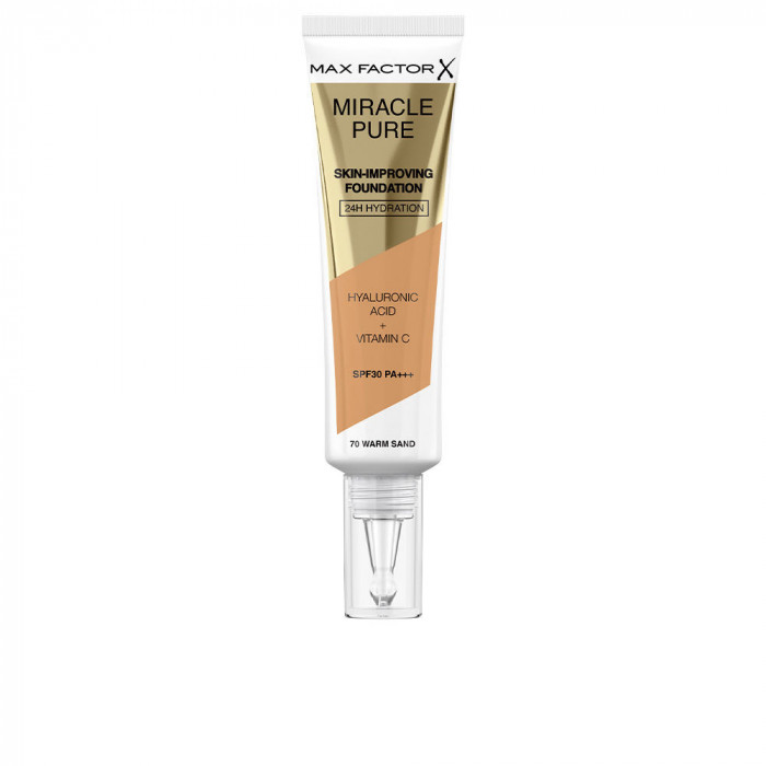 MAX FACTOR MIRACLE PURE FOUNDATION 70 WARM SAND