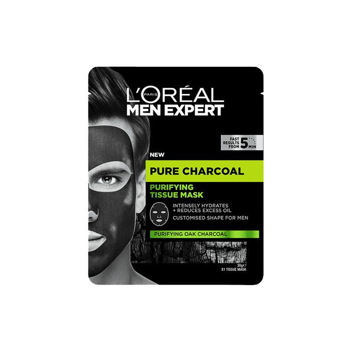 L´OREAL MEN PURE CHAR.MASC.TIS