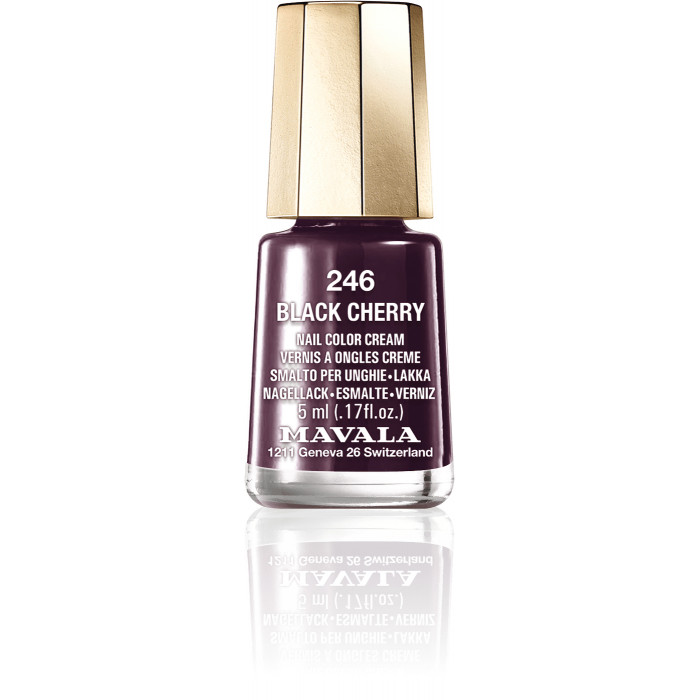 NAIL COLOR 246-BLACK CHERRY 5 ML