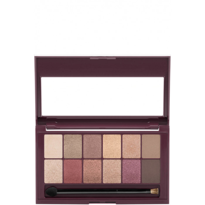 MAYBELLINE THE BURGUNDY BAR PALETA DE SOMBRAS DE OJOS 12 SOMBRAS COLORES NUDE Y GRANATES- 9,6 G